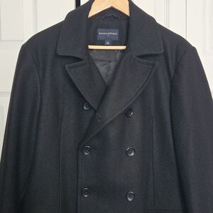 Banana Republic Men's Dark Peacoat
